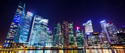 The Night Skyline — CSS art example